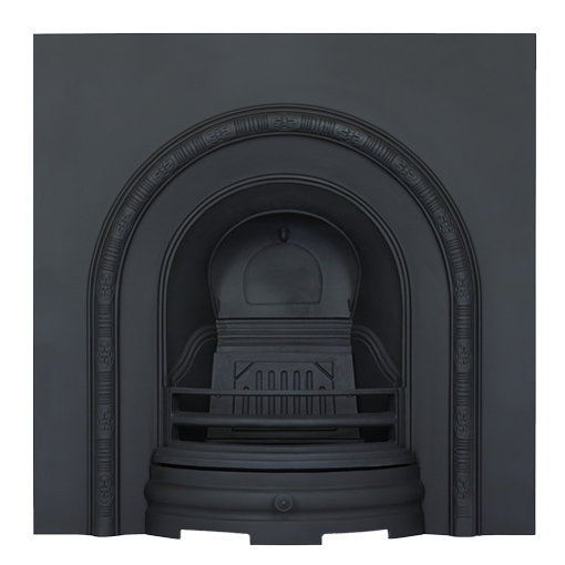 decorative arch black traditional fire