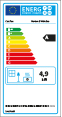 energy label - horizon 5 wide eco