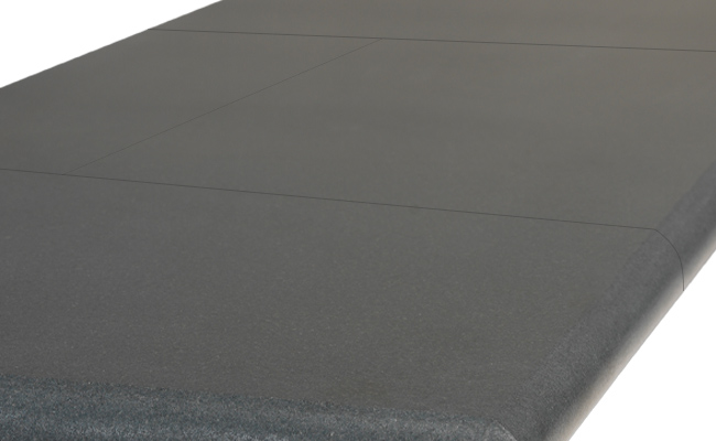 solid fuel honed granite hearths