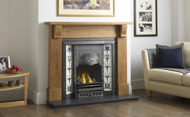 cast iron tiled insert