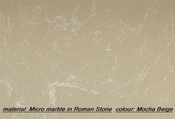 colour: mocha beige, material: micro marble.
