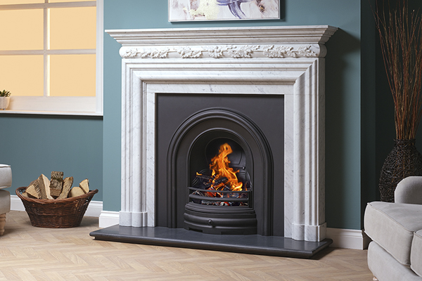 mayfair oak leaf pure marble italian carrara mantel