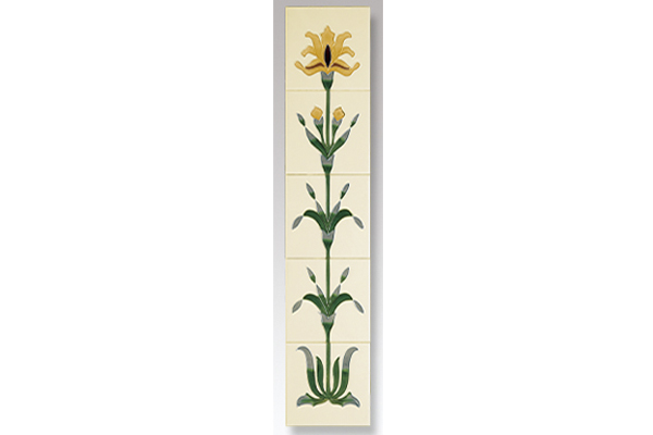 Flag Iris Honey Yellow Tile